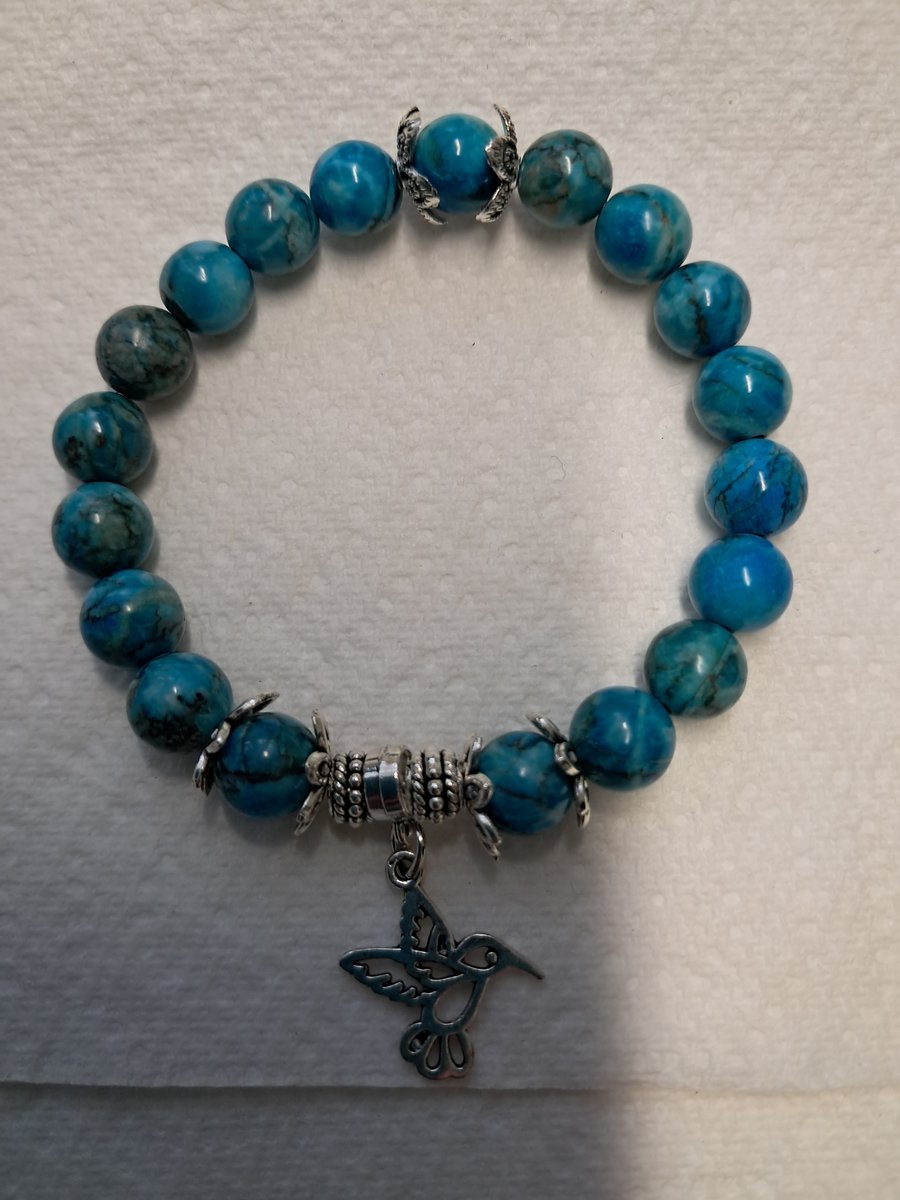 Natural Torquiose Stretch Bracelet 