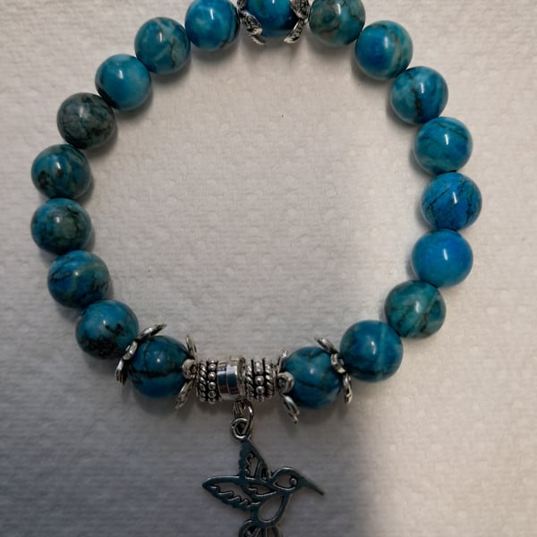 Natural Torquiose Stretch Bracelet 