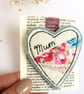 Mum Embroidered Heart - Image 1