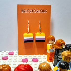 Lego LGBT Nonbinary Earrings