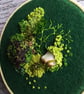 Moss embroidery handstitched home decor  - Image 3
