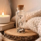 Personalised 6th Iron Anniversary Horseshoe Message Bottle Keepsake