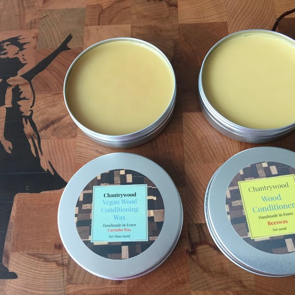 Beeswax wood conditioner, Revives cutting boards,