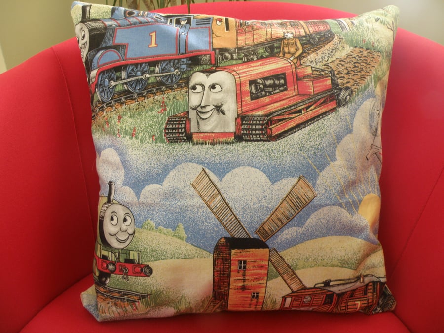 Vintage Thomas the Tank Engine and Friends cushion