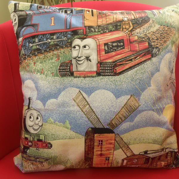 Vintage Thomas the Tank Engine and Friends cushion