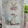 Easter Bunny Photo Card 