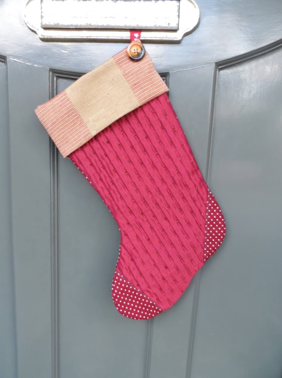 Christmas Stocking in a Vintage style.