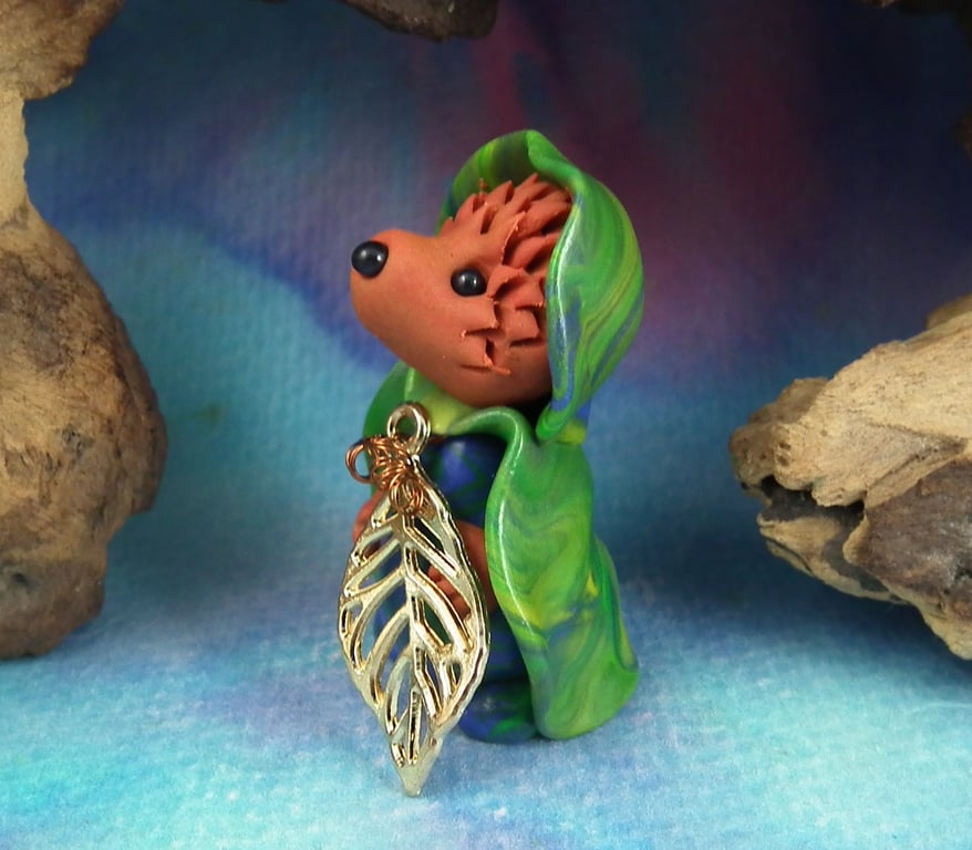 High'n'Over Hedgehog 'Mona' OOAK Sculpt by Ann Galvin