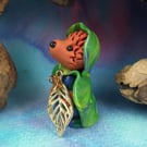 High'n'Over Hedgehog 'Mona' OOAK Sculpt by Ann Galvin