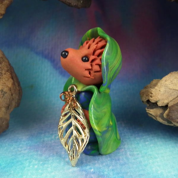 High'n'Over Hedgehog 'Mona' OOAK Sculpt by Ann Galvin