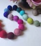 Felt Ball Garland, Rainbow Colours, Eclectic Bohemian Interiors - Image 5