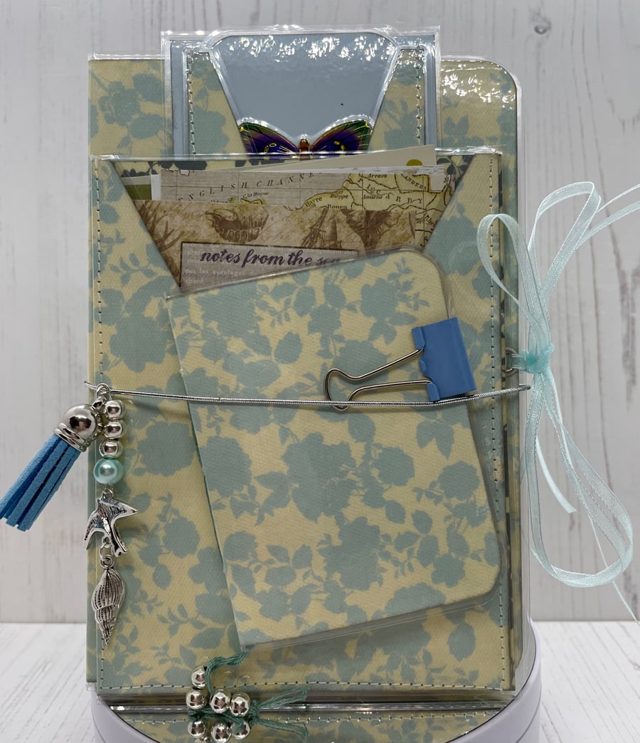 SALE - Last minute gift journal mini journal bookmark pocket bookmark   PB16