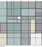 277B - Art Deco Cross Stitch Pattern: Geometric Cool Colors (PDF Counted Chart) - Image 5