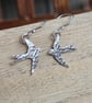 Sterling silver swallow earrings, Bird lover gift - Image 7