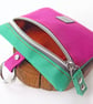Special Edition Waterproof Dog Treat Bag Pouch in Pink and Green - Image 8