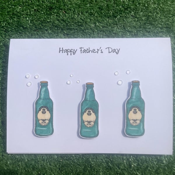 Fathers Day Card Beer