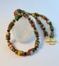 Imperial Jasper & Smoky Quartz Necklace, Birthday, Anniversary, Gifts For Her - Image 1