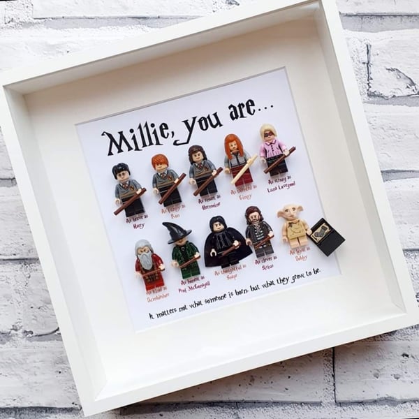 Harry Potter Personalised Minifigure Frame (10 figs)