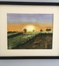 Sunset Over Fields - Print - Image 2