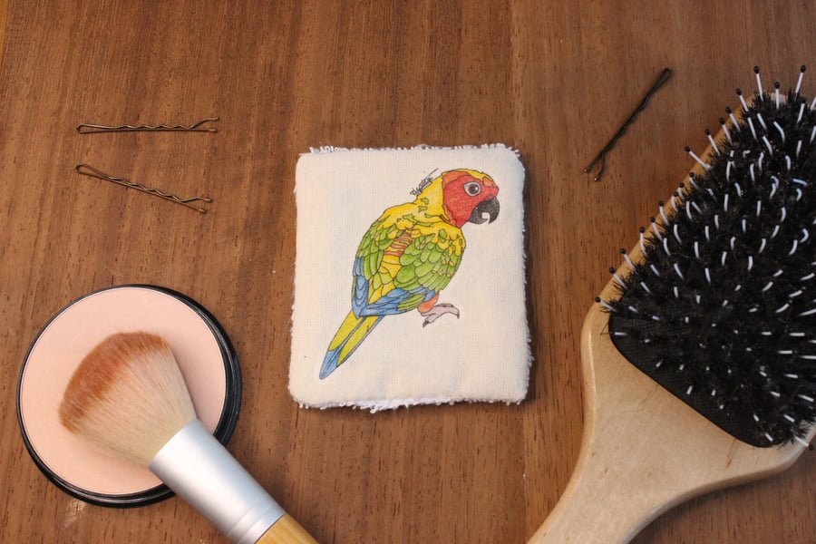Parrot Washable & Reusable Eco Fabric Bird Face Wipe Gift Set
