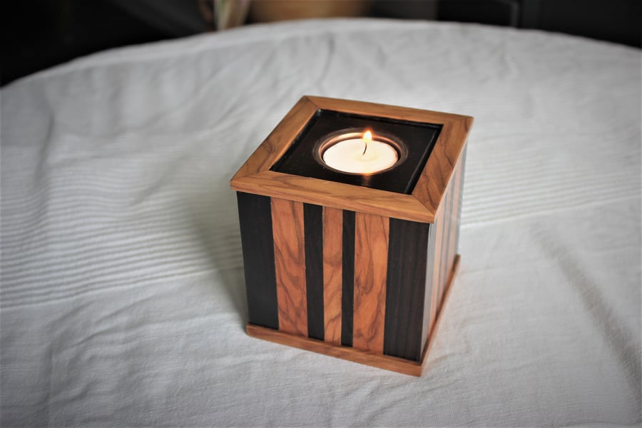 Wooden Tealight holder Box