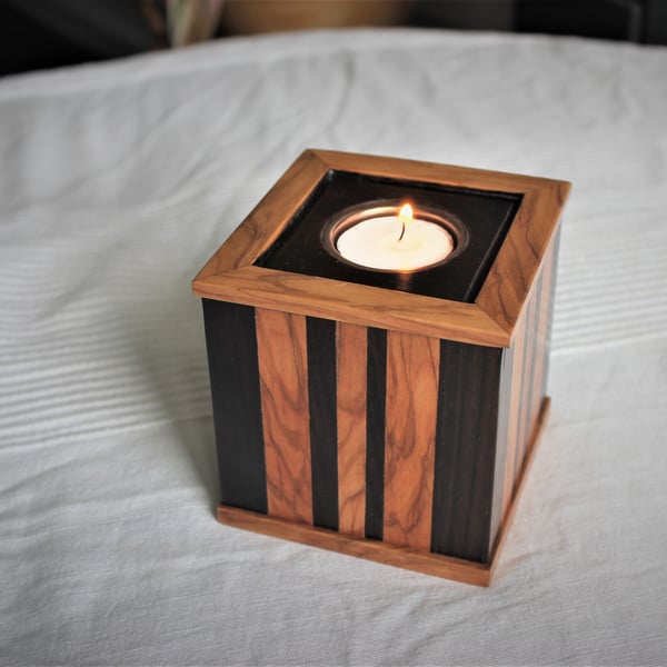 Wooden Tealight holder Box