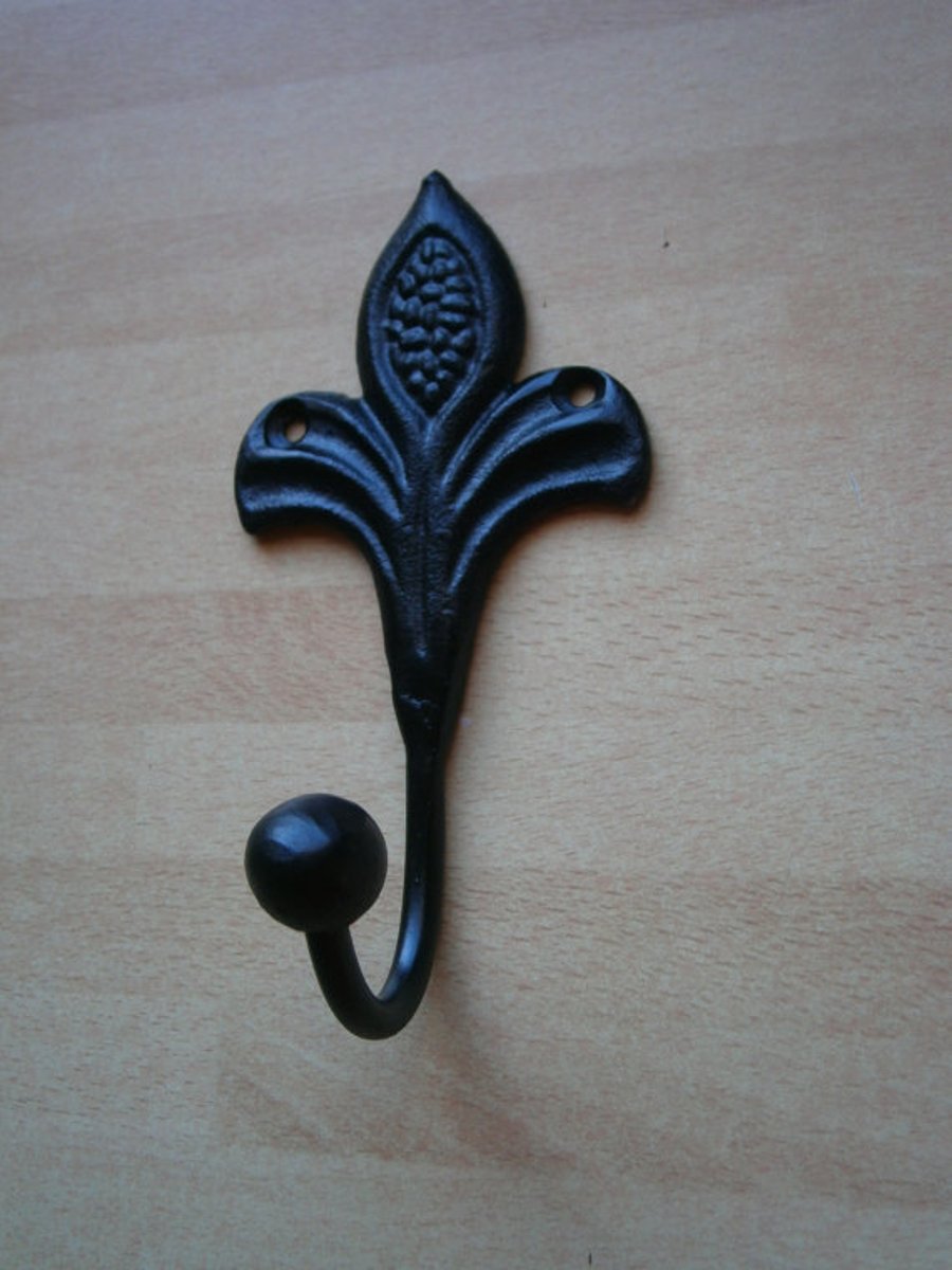 Coat  Hook..............................Wrought Iron (Forged Steel) Hand Crafted