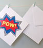 POW! Comic style blank card - Image 3