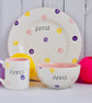 Personalised Spotty Dotty Breakfast Set - Image 6