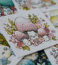 mushroom month - day 4 - original twinchie illustration - Image 4