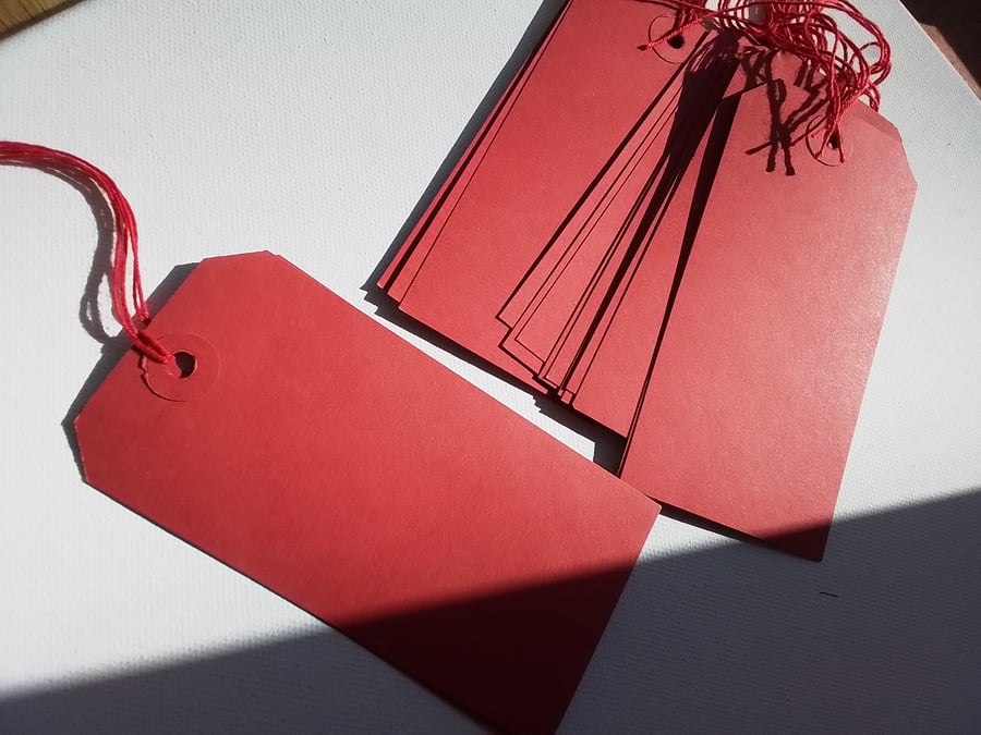 Luggage labels or gift tags. Set of 16. Ref 263