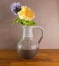 Small Ceramic Jug in brown and white