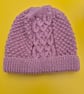 Hand knitted slouchy hat  - Image 4