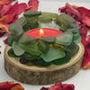 Seaglass tealight holder 