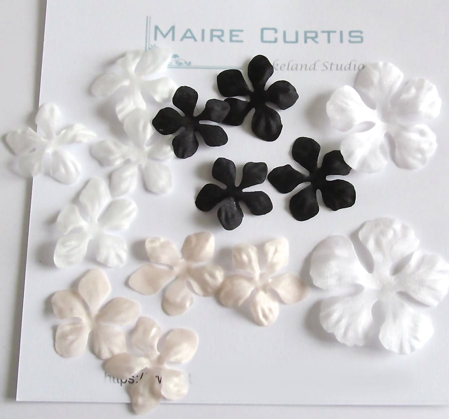 Silk Satin Apple Blossom Flowers