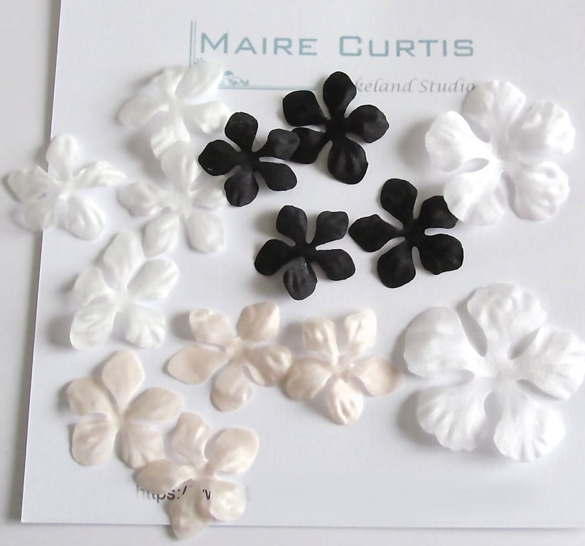 Silk Satin Apple Blossom Flowers