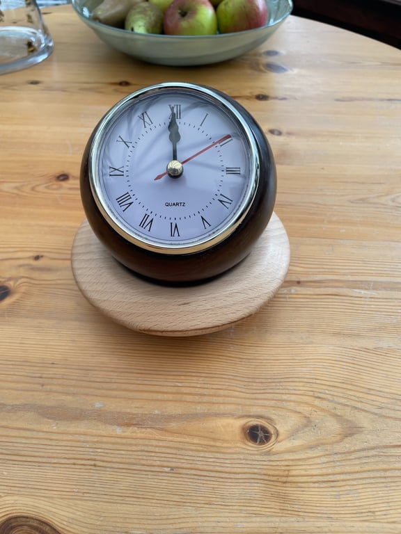 Crown Green bowl clock