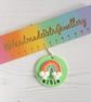Personalised Rainbow and clouds decoration, polymer clay, personalisation - Image 6