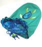 Turtle Embroidered Project Bag - Image 3