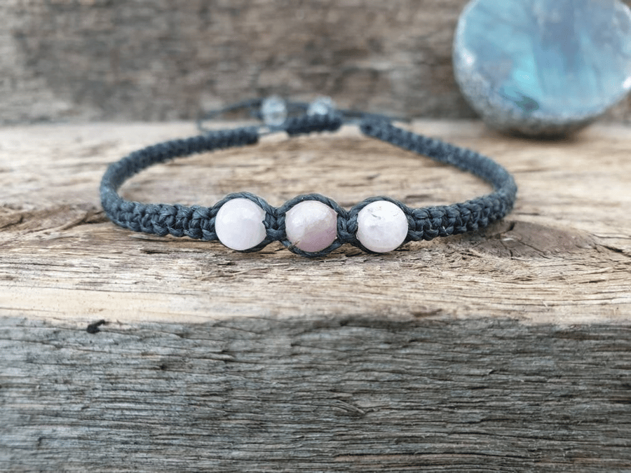 Kunzite Shambala Bracelet