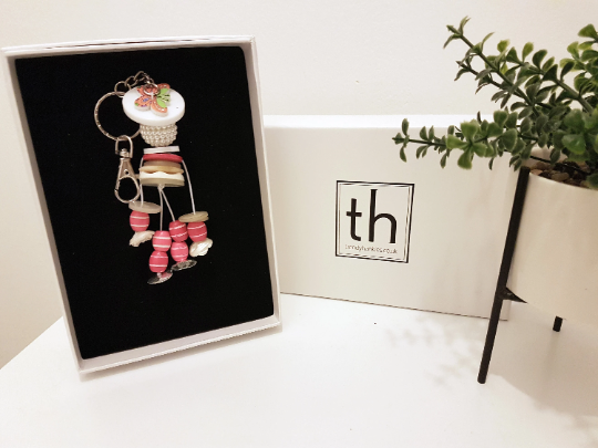 Introducing ‘Tabitha' – A Creative Bag Charm with Vintage Buttons and Beads