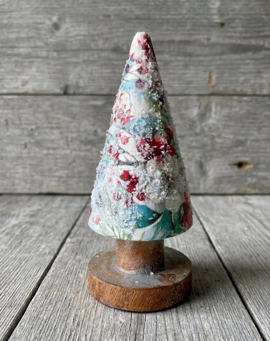 Mango Wod Cone Christmas Tree