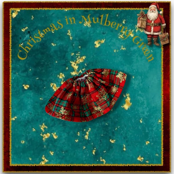 Little Nippers Tartan Snowflakes Skirt