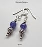 Designer AAA 5.65ct Tanzanite Sterling Silver Earrings  - Image 5