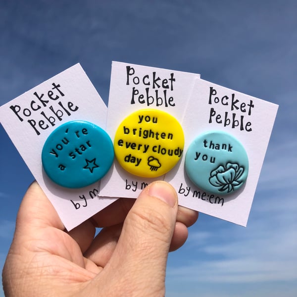 Gift to say Thank You Pocket Pebble Set