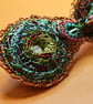 Double drop brooch - recycled  - Image 5