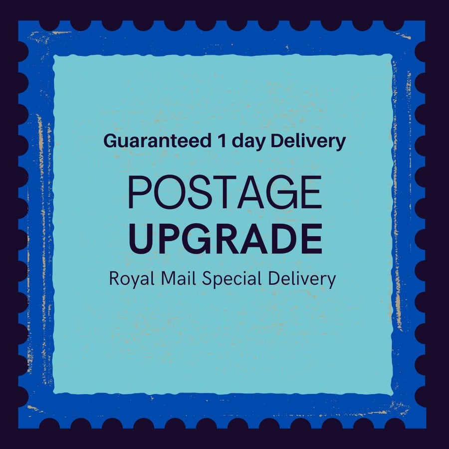 Postage Upgrade to Royal Mail Guaranteed Special Delivery