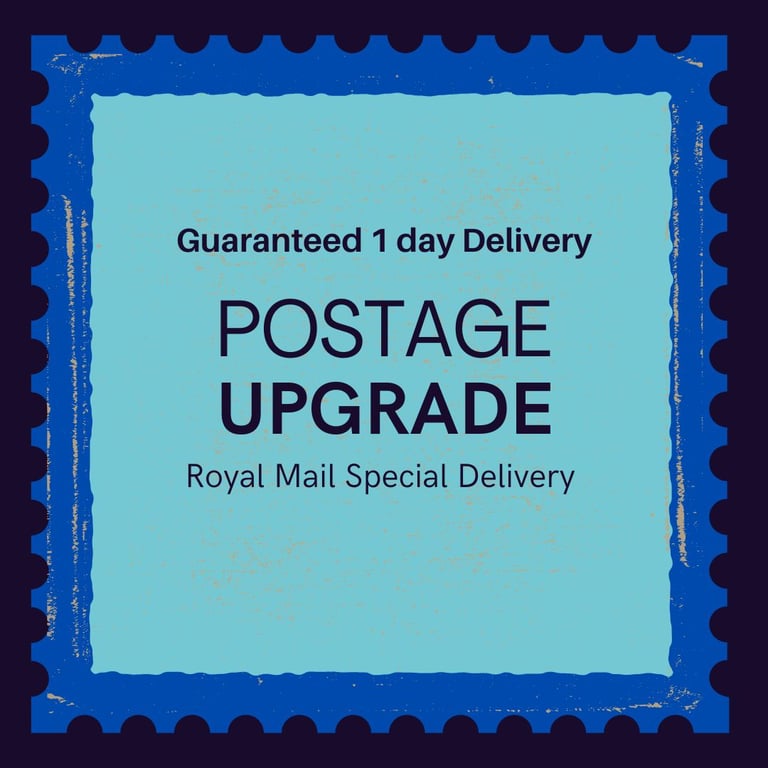 Postage Upgrade to Royal Mail Guaranteed Special Delivery
