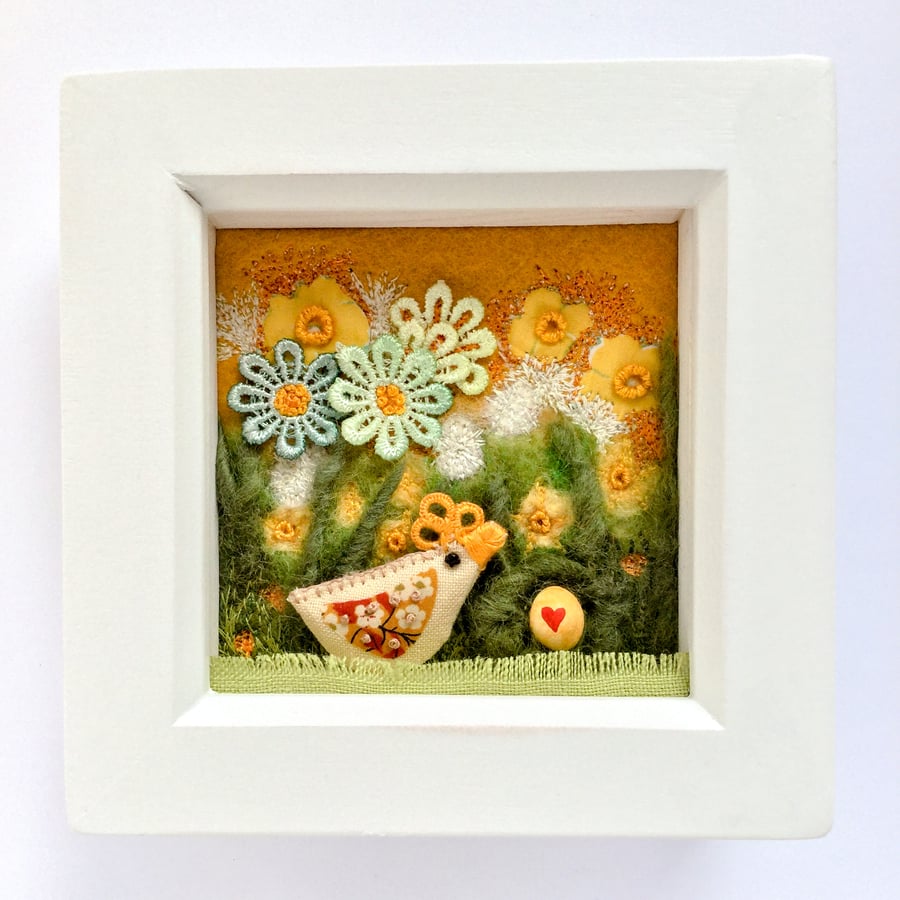 Shadow box frame square  “Daphne”