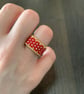 Colourful beaded ring - Image 5